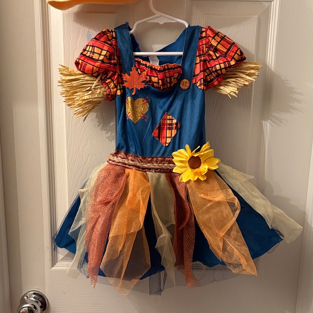 Colorful Scarecrow Kids Costume